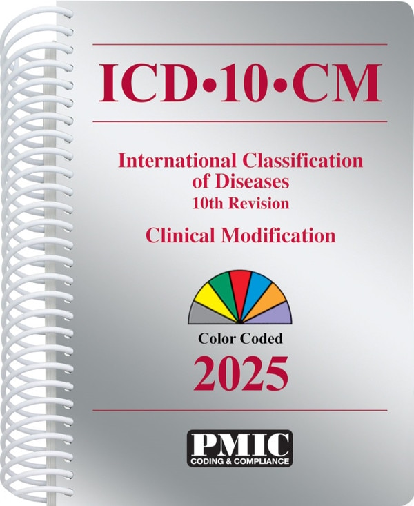 2025 ICD10CM 2025 Spiral Bound
